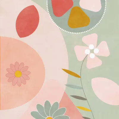 Friendly Colors 3, wall art by Ana Rut Bre