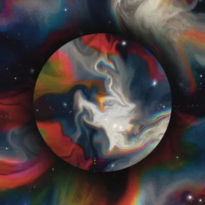 Cosmic Swirl Nebula, wall art by Amy Louise Baker
