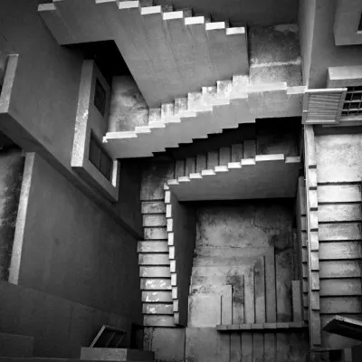 Deep Abstract Staircase, wall art by Anto Camacho