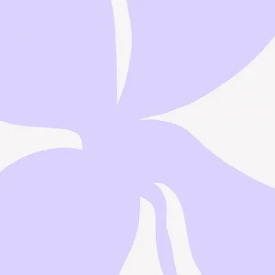 Lavender Bloom Twist, wall art by Athene Fritsch