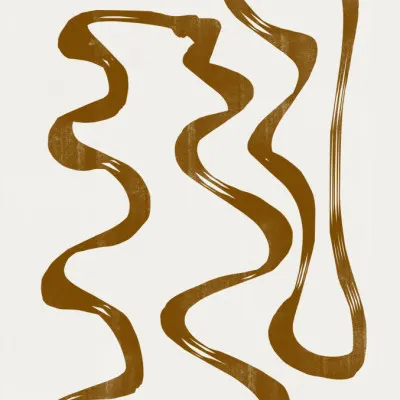 Curves and Lines, wall art by THE MIUUS STUDIO