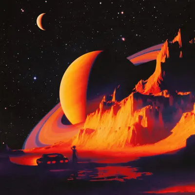 Alien Landscape, wall art by Taudalpoi