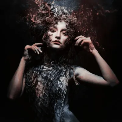 Dark Ethereal Portrait, wall art by Klaus Tesching