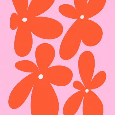 Orange Blossoms Parade, wall art by Athene Fritsch