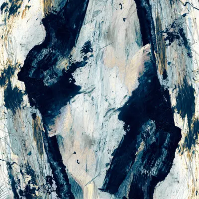 Glacier, wall art by Dan Hobday