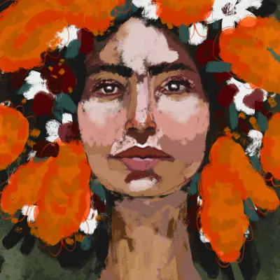 Vibrant Gaze, wall art by Treechild