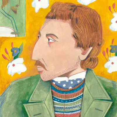 Paul Gauguin portrait, wall art by Caroline Bonne Müller
