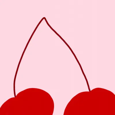 Cherry Duo Delight, wall art by Athene Fritsch