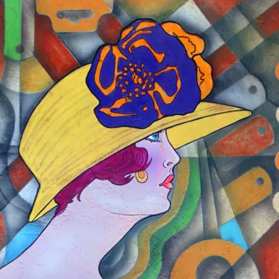 Elegant Woman in Hat, wall art by Ricardo Maya