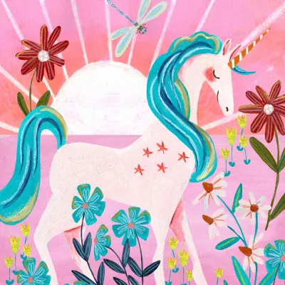 Unicorn, wall art by Caroline Bonne Müller