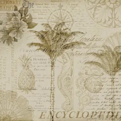 Tropical Botanical Exploration, wall art by Andrea Haase