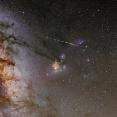 Milky Way Eclipse Meteor, wall art by Andrei Ionut Dascalu