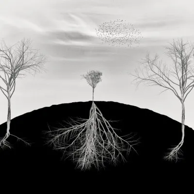 Bare Branches Deep Roots, wall art by Marchevca Bogdan