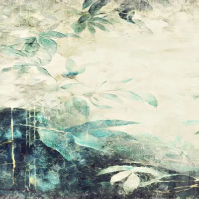 Faded Botanical Grace, wall art by Rafal Kulik