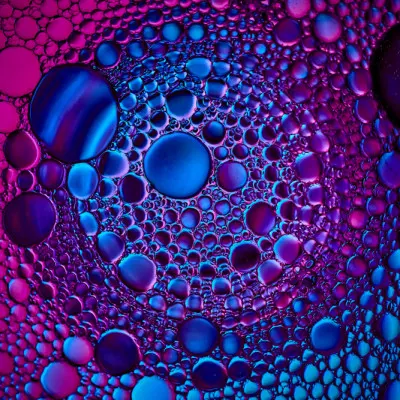 Iridescent Bubble Vortex, wall art by Vladislav Danilov