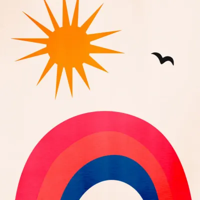 Happy Days!, wall art by Kubistika