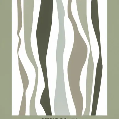 Abstract Green Flow, wall art by Pictufy Studio II