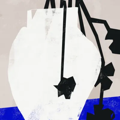 Abstract Plant Still Life, wall art by Little Dean