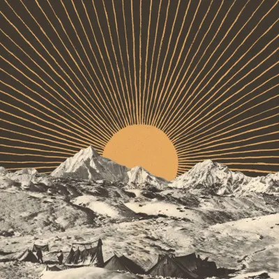Mountain Base Camp Sunrise, wall art by Florent Bodart