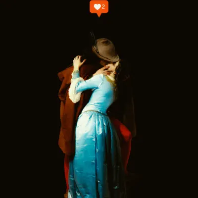 A Modern Kiss, wall art by Taudalpoi