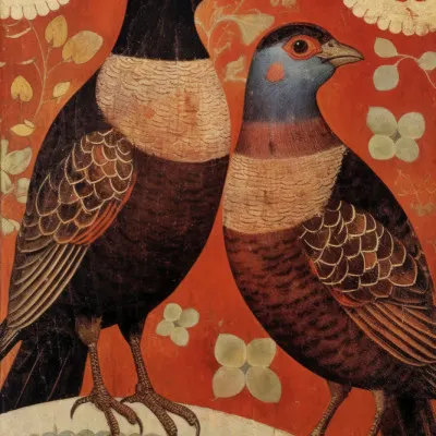Avian Elegance, wall art by Treechild