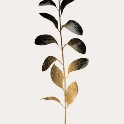 Monochromatica No.9   Dark Gold, wall art by Kubistika