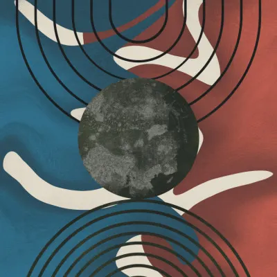 Modern Cosmic Balance, wall art by Little Dean