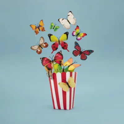 Whimsical Butterfly Pop, wall art by Julia Ramiro