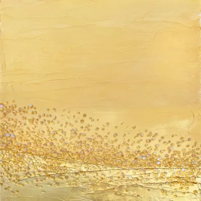 Radiant Gold Texture, wall art by Alyson Storms