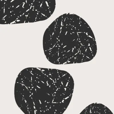 Textured Organic Shapes, wall art by Sally Ann Moss