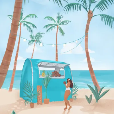 Summer, wall art by Petra Lizde