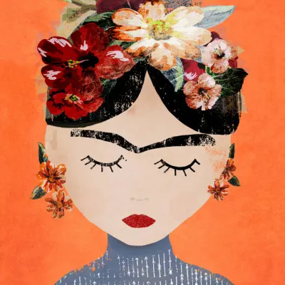 Floral Dreamer, wall art by Treechild