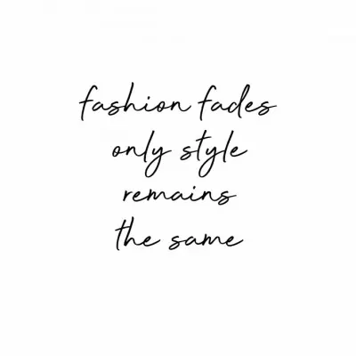 Fashion Style Wisdom, wall art by Orara Studio