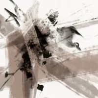 Fluid Brushstroke Abstract, wall art by Pictufy Studio II