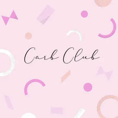 Carb Club Pink Geometry, wall art by Aislinn Simmonds