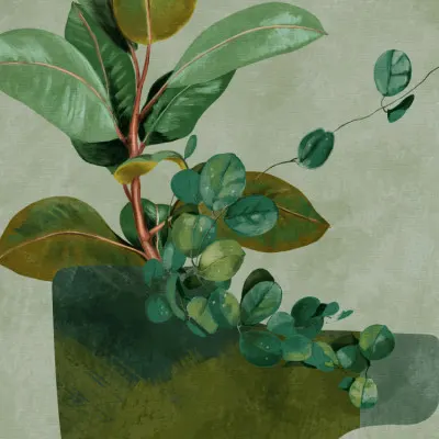 Leaves More 12, wall art by Ana Rut Bre