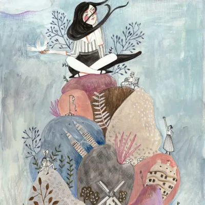 Wabi-Sabi life, wall art by Caroline Bonne Müller