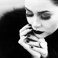 Elegant Pensive Woman, wall art by Josefina Melo