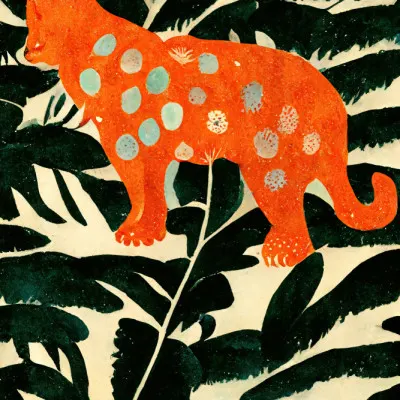 Jungle Mosaic, wall art by Treechild