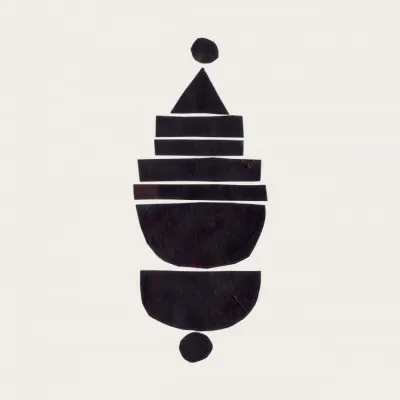 Minimalist Geometric Stack, wall art by Ejaaz Haniff
