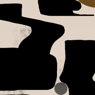 Curves and Shadows, wall art by THE MIUUS STUDIO