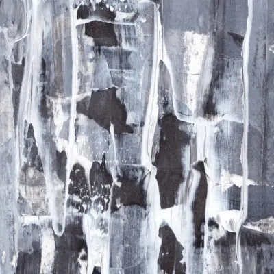 Textured Layers of Gray and White, wall art by uplusmestudio