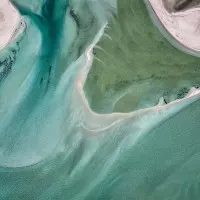 Aerial Coastal Patterns, wall art by Jocelyn Manning