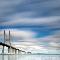 Serene Bridge Horizon, wall art by Jorge Feteira