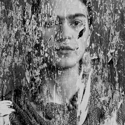 Powerful Distressed Portrait, wall art by Raffaele Maglione