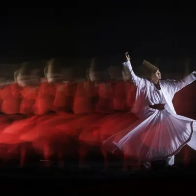 Whirling Dervish Dance, wall art by Sita Gramich