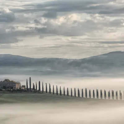 Tuscan Morning Mist, wall art by Luca Domenichi