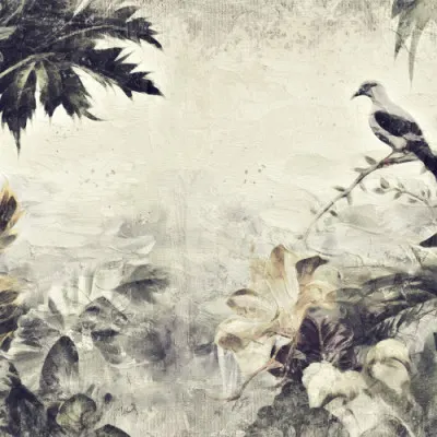 Jungle Bird Serenity, wall art by Rafal Kulik