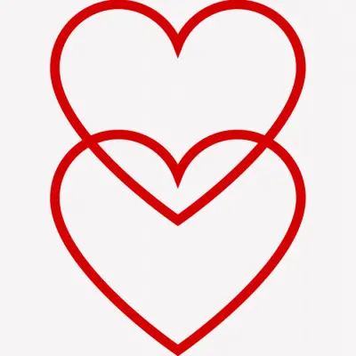 Entwined Hearts, wall art by Athene Fritsch
