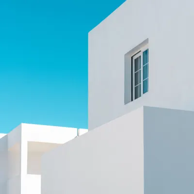 White Modern Architecture, wall art by Francesco Riccardo Iacomino